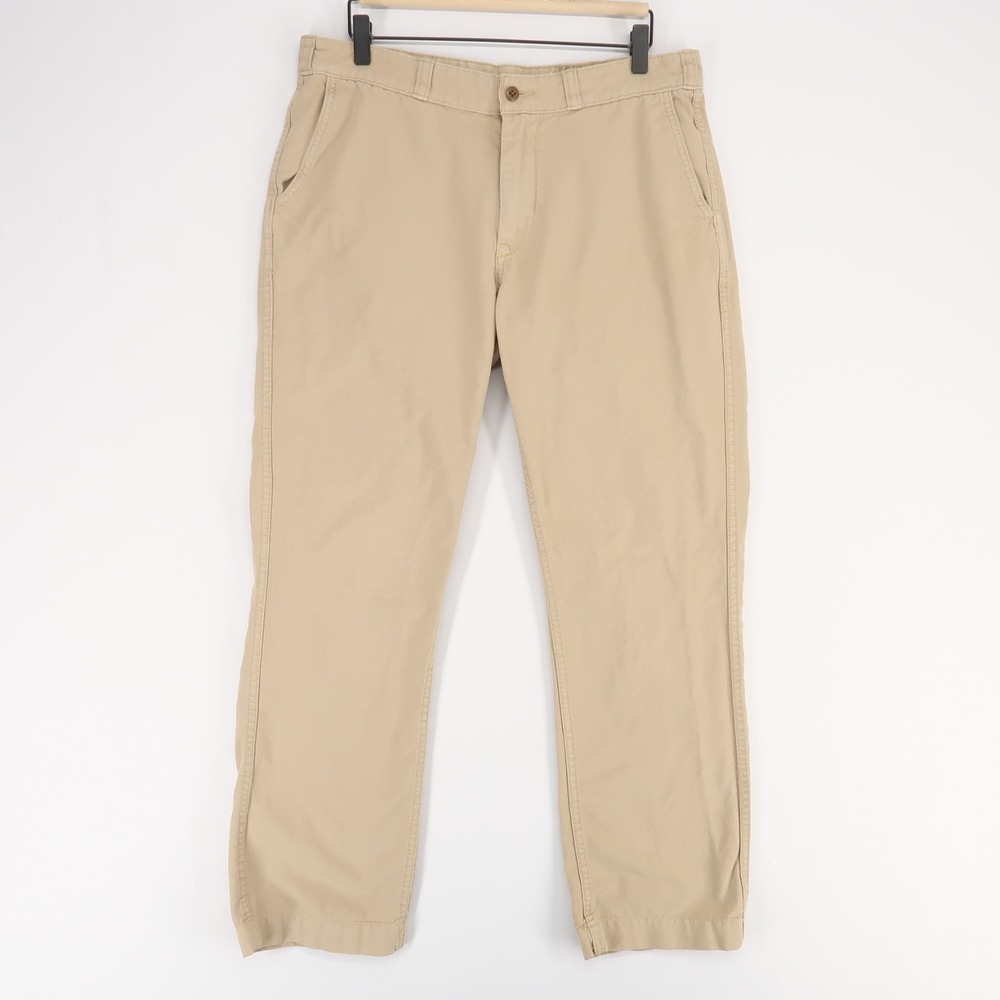 Polo Ralph Lauren Pants Mens 34x32 Tan Chino Straight Leg Cotton Casual